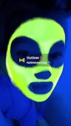 Preview for a Spotlight video that uses the Neon Mask Lens