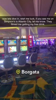 Follow Liya's journey through a vibrant casino floor. The camera glides past rows of colorful slot machines, capturing the dazzling lights and energetic atmosphere of a night out. by @dimpled.diva02 with Original Sound by dimpled.diva02