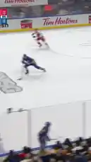This highlights a key moment from the NHL's 'Top 25 Goals of the 2025-26 Season,' featuring player Beck Malenstyn (#22). The sequence shows Malenstyn executing a skillful move against the opposing team, maneuvering past the goalie, and scoring a goal. The crowd erupts in celebration as the scoreboard confirms the Sabres' lead. by @nhl with Original Sound by nhl