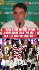 In a passionate interview, Australian soccer player Matthew Leckie shares his intense desire to win the crucial match against the United States. He discusses the team's mindset, the pressure they faced, and why this victory was unlike any other. The clip features Leckie speaking candidly at a press conference, with celebratory images of the team in the background. by @yahoosports with Original Sound by yahoosports