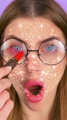 Preview for a Spotlight video that uses the sparkle Lens