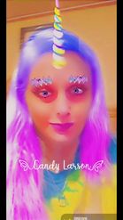 Preview for a Spotlight video that uses the Unicorn Vibes Lens