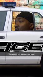 Preview for a Spotlight video that uses the Police car back Lens
