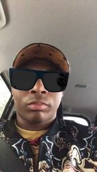 Preview for a Spotlight video that uses the Black Sunglasses Lens