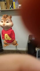 Preview for a Spotlight video that uses the Alvin Chipmunk Lens