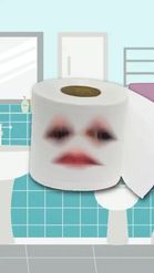 Preview for a Spotlight video that uses the Toilet Paper Head Lens