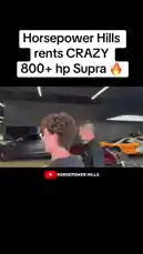 In this exclusive look inside Horsepower Hills' garage, a high-powered, matte-black Toyota Supra with over 800 horsepower takes center stage. The video captures the car's impressive presence among other exotic vehicles before it's driven away, showcasing the pinnacle of modern tuning and power. by @horsepwrhills with horsepwrhills by Original Sound