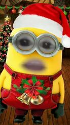 Preview for a Spotlight video that uses the Santa Minion Lens