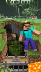 Preview for a Spotlight video that uses the steve minecraft Lens