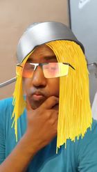 Preview for a Spotlight video that uses the yellow hair Lens