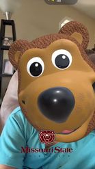 Preview for a Spotlight video that uses the Boomer the Bear Lens