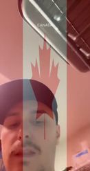 Preview for a Spotlight video that uses the CANADA Flag Lens