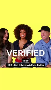 #her, #ryantedder, & #lizasoberano pulled up to #verified to break down the lyrics to their song "BRB" off the new animated film 'forgotten island.' #genius by @geniusverified with Original Sound by geniusverified