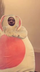 Preview for a Spotlight video that uses the Bunny Costume Lens