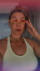 Preview for a Spotlight video that uses the Flaming Sunglasses and Tattoos  Lens