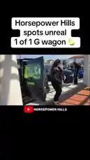 In this exclusive look, Horsepower Hills discovers a one-of-a-kind G Wagon. The video showcases the vehicle's striking black exterior and its incredibly rare lime-green interior, highlighting details like the custom seats and unique design elements. This find is presented as a true gem for collectors. by @horsepwrhills with horsepwrhills by Original Sound