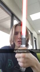 Preview for a Spotlight video that uses the Lightsaber 3D Lens