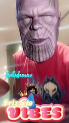 Preview for a Spotlight video that uses the Thanos Head Lens