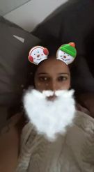 Preview for a Spotlight video that uses the SANTA COOKIEHEAD Lens