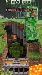 Preview for a Spotlight video that uses the creeper minecraft Lens