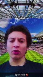 Preview for a Spotlight video that uses the WFH TOTTENHAM FC Lens