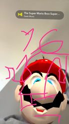 Preview for a Spotlight video that uses the Mario Head Lens