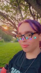 Preview for a Spotlight video that uses the Butterfly Freckles Lens