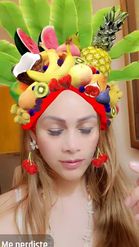 Preview for a Spotlight video that uses the Tutti Frutti Hat Lens