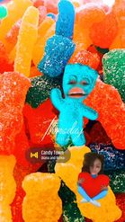 Preview for a Spotlight video that uses the Sour Patch Kids Lens