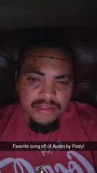 Preview for a Spotlight video that uses the Post Malone Tattoo Lens