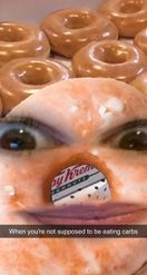 Preview for a Spotlight video that uses the glazed donut Lens