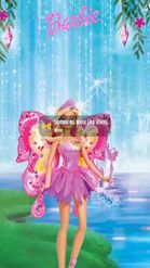 Preview for a Spotlight video that uses the Barbie Fairy Lens