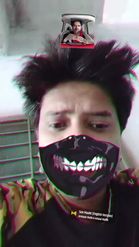 Preview for a Spotlight video that uses the Tokyo Ghoul Lens