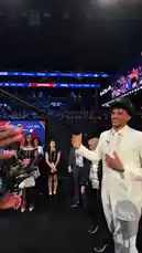 Witness the electric atmosphere of an NBA Draft event. This scene captures the excitement as players and fans interact in the arena. It's a behind-the-scenes look at the energy and anticipation that defines one of basketball's biggest nights. by @nba with Original Sound by nba