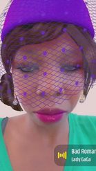 Preview for a Spotlight video that uses the  Purple Hat with Veil  Lens