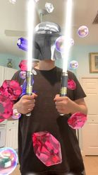 Preview for a Spotlight video that uses the Double Saber Spin Lens