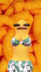 Preview for a Spotlight video that uses the Bikini Cheese Puff Lens