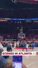 Witness the thrilling atmosphere inside State Farm Arena as the Atlanta Hawks take on their opponents. This fan-shot footage captures a pivotal moment where a Hawks player soars for a powerful dunk, igniting the red-clad crowd. The energy is palpable as fans cheer and celebrate every play. This is game day in Atlanta. by @atlhawks with Original Sound by atlhawks