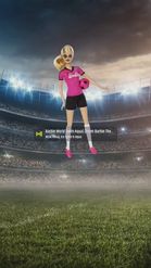 Preview for a Spotlight video that uses the Barbie Soccer Lens