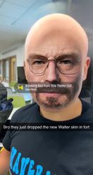 Preview for a Spotlight video that uses the Walter White Lens