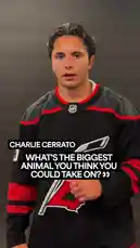 A compilation of NHL players from various teams answering the fun question, 'What's the biggest animal you think you could take on?' See their surprising and humorous answers. by @nhl with Original Sound by nhl