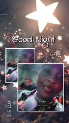 Preview for a Spotlight video that uses the Good Night Collage Lens