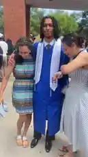 Witness a heartwarming graduation day moment as a student poses proudly with two women, likely family members, in front of a university building. The celebratory atmosphere is palpable as the graduate smiles broadly, sharing this significant milestone. by @marcus.randall with Original Sound by marcus.randall