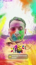 Preview for a Spotlight video that uses the Happy Holi Lens