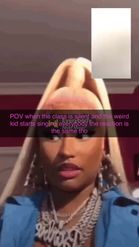 Preview for a Spotlight video that uses the nicki facetime Lens
