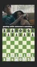 This video shows a real-time chess game being played on Chess.com while two people watch together. It demonstrates online multiplayer gameplay, highlighting how friends can enjoy a strategic game of chess remotely. Perfect for beginners learning how to play chess online. by @chesscom with Original Sound by chesscom