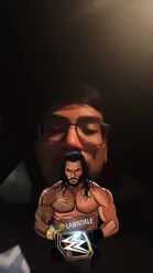 Preview for a Spotlight video that uses the Roman Reigns WWE Lens