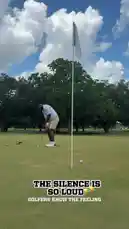A golfer lines up a crucial putt on a sunny day, but his attempt is hilariously unsuccessful. His reaction is priceless, capturing a moment every golfer knows all too well. This short clip is a perfect example of golf humor and relatable sports mishaps. by @saints with Original Sound by saints