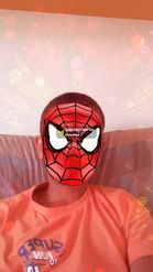 Preview for a Spotlight video that uses the Spider-Man Mask Lens