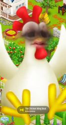 Preview for a Spotlight video that uses the Hay Day Chicken Lens